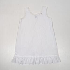 Vintage Bug Off Slip Girls Size 5 White Classic